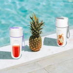 티메코 BL01 휴대용 무선 믹서기 텀블러 빨대 블렌더 쉐이커 340ml - 이미지 3