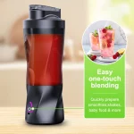 전기 휴대용 Juicer 신선한 과일 믹서 700ML 다기능 USB 충전식 쉐이크 스무디 블렌더 야외 혼합 컵 - 이미지 5