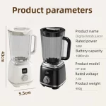 TINSOL New Home Juicer 10 블레이드 3000mAh 다기능 블렌더 손잡이 Juicer Ice Crusher 높은 주스 속도 주방 도구 - 이미지 6
