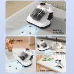 2025년형 지능형 진드기 제거기 듀얼 컵 진드기 제거기 3단계 진드기 제거 침대 부착형 가정용 진공청소기 - 이미지 6