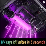 무선 진공 청소기 자외선 살균 기계 미니 세척 가정용 매트리스 진드기 제거제 로봇 침구 클리너 - 이미지 2