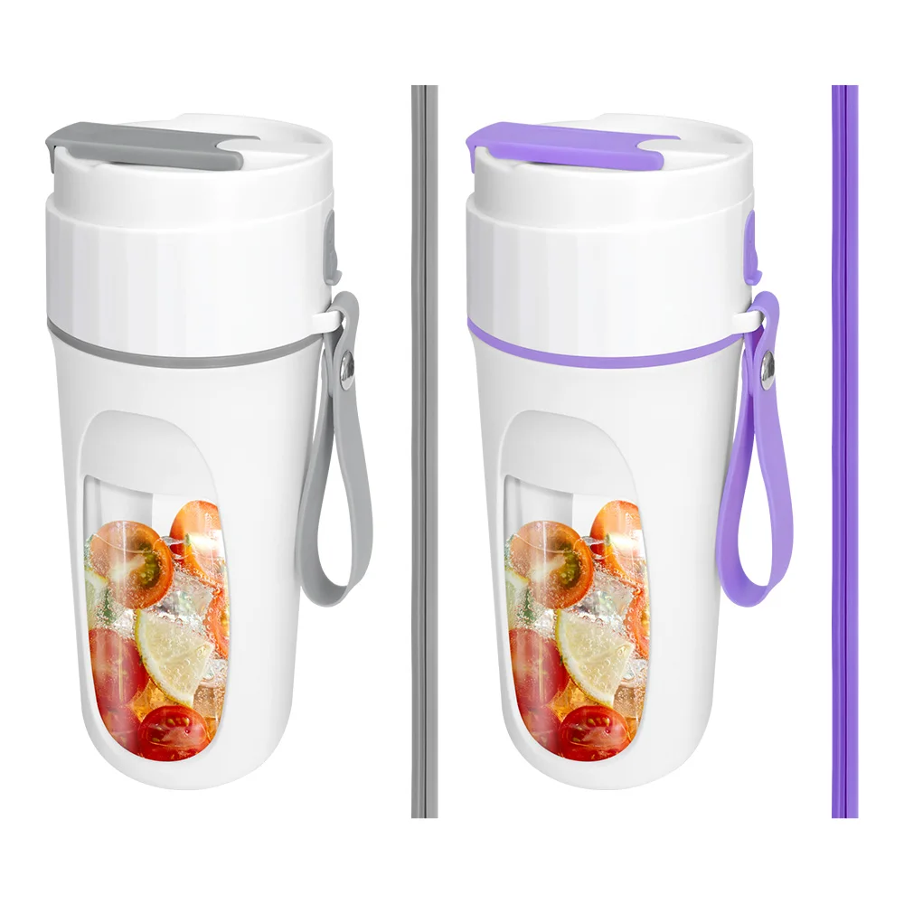 kf-Se2674342c89449139f18f42a09555027g 티메코 BL01 휴대용 무선 믹서기 텀블러 빨대 블렌더 쉐이커 340ml - 이미지 1