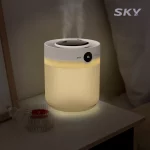 스카이 2L 대용량 듀얼 무드등 탁상용 가습기 습도 센서 무소음 아기 사무실 MH30 - 이미지 6