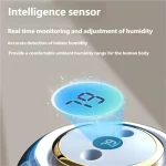 홈피쉬 2025 신형 가습기, 임산부와 아기를 위한 조용한 침실용 대용량 분사, 실내 가습기 - 이미지 4